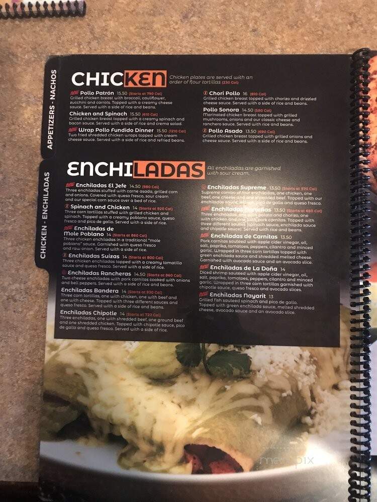 Plaza Azteca - Wyomissing, PA menu_pic