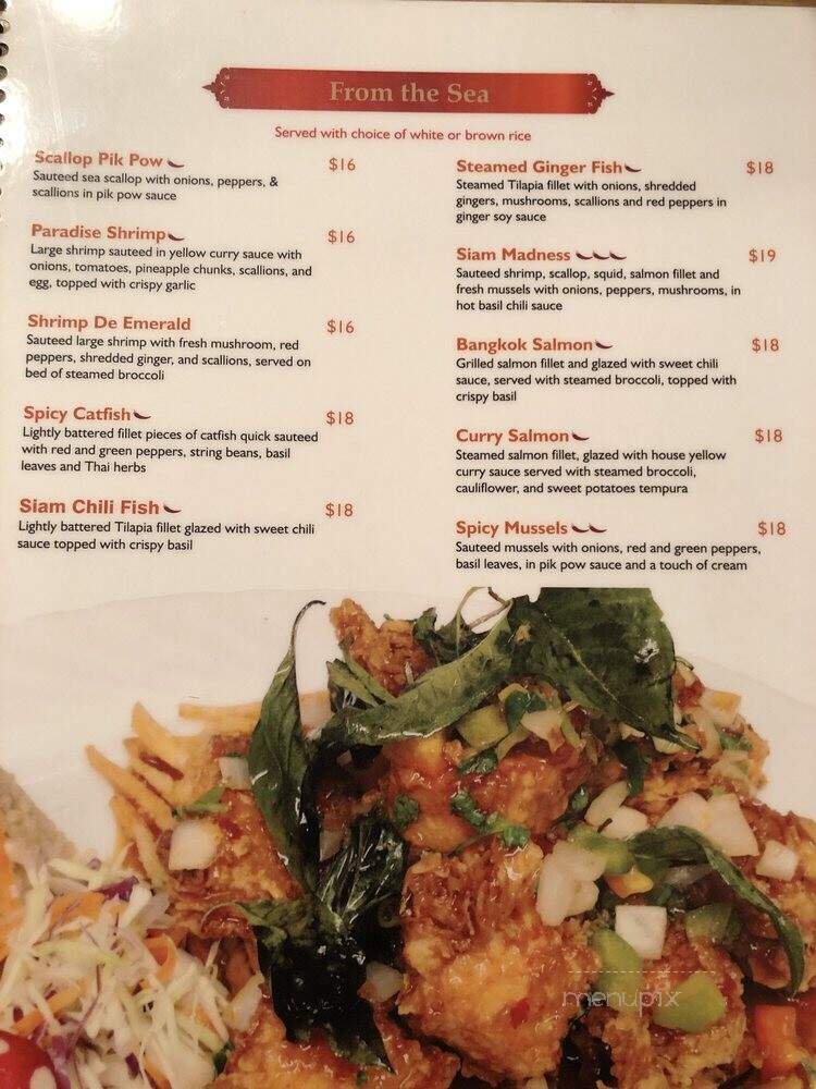 Bangkok Hill - Lunenburg, MA menu_pic