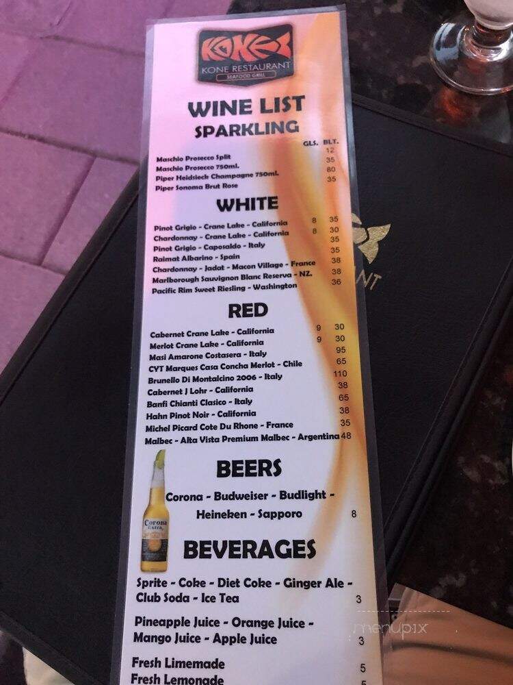 Konexpress - Miami Beach, FL menu_pic