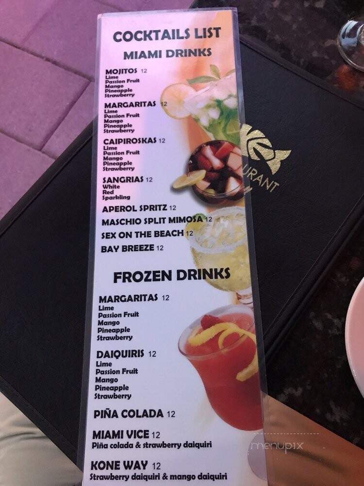 Konexpress - Miami Beach, FL menu_pic