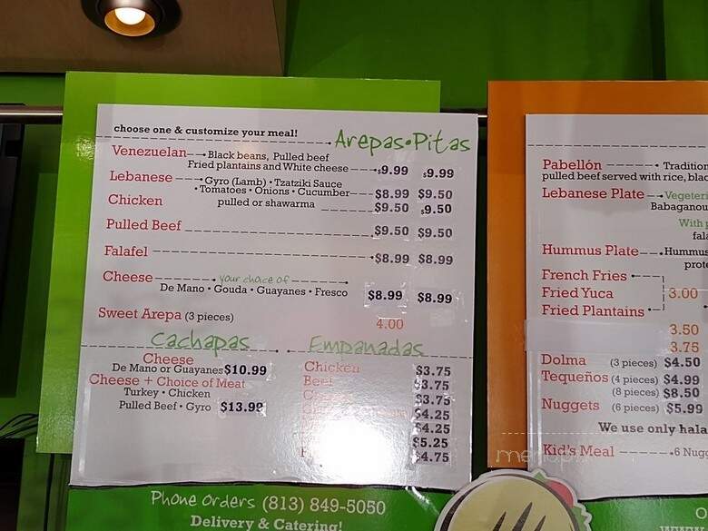 Byblos Pitas - Tampa, FL menu_pic