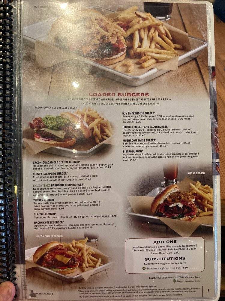 BJ's Restaurant and Brewhouse - Kissimmee, FL menu_pic