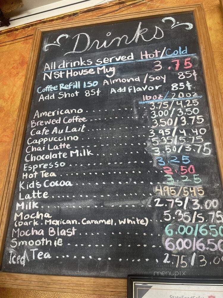 N Street Cafe - Sacramento, CA menu_pic