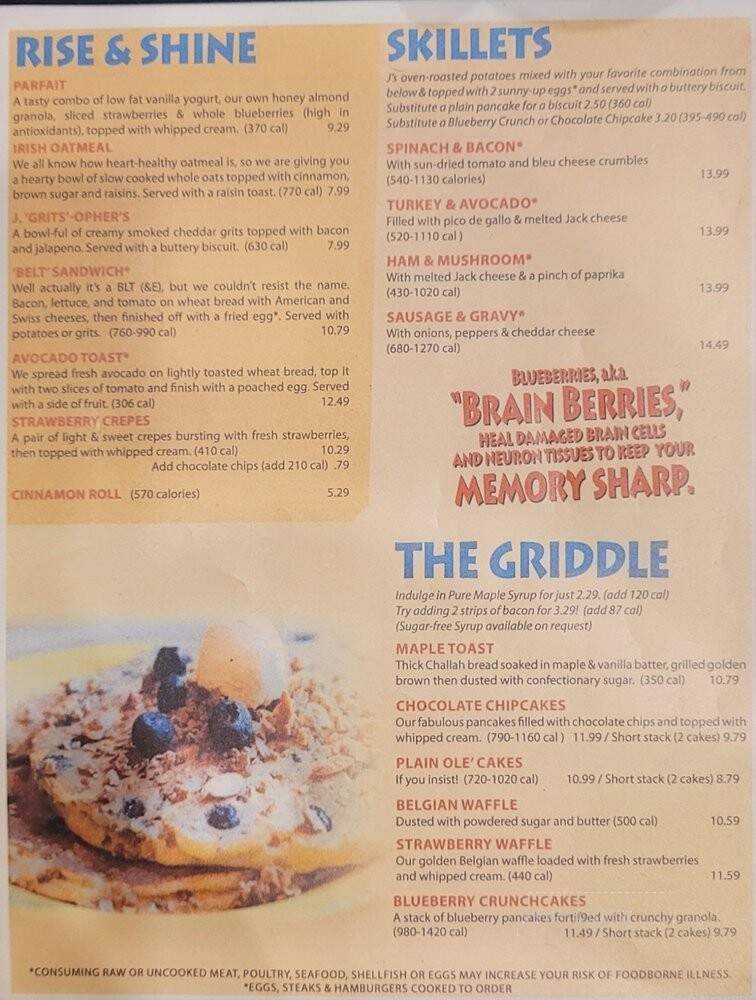 J. Christopher's - Atlanta, GA menu_pic