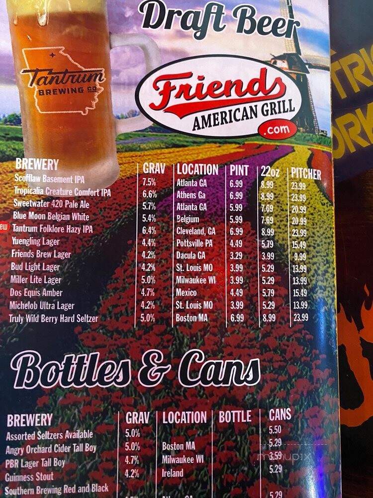 Friends Sports Bar & Grill - Dacula, GA