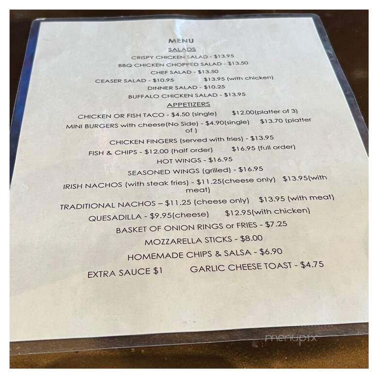 Javin's Bar & Grill - Culver City, CA menu_pic