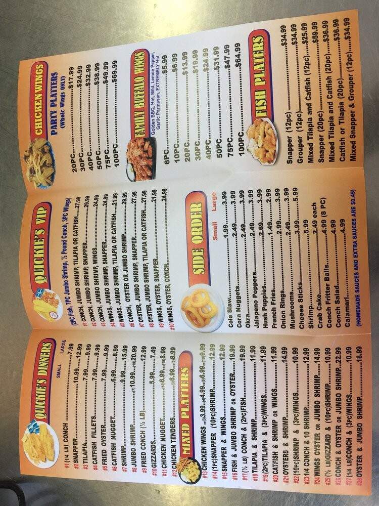 Quickie's Burgers & Wings - Hollywood, FL menu_pic