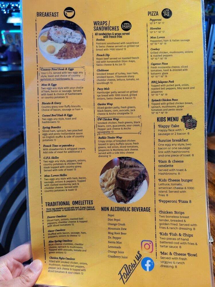 Gator's Pub & Eatery - Tigard, OR menu_pic