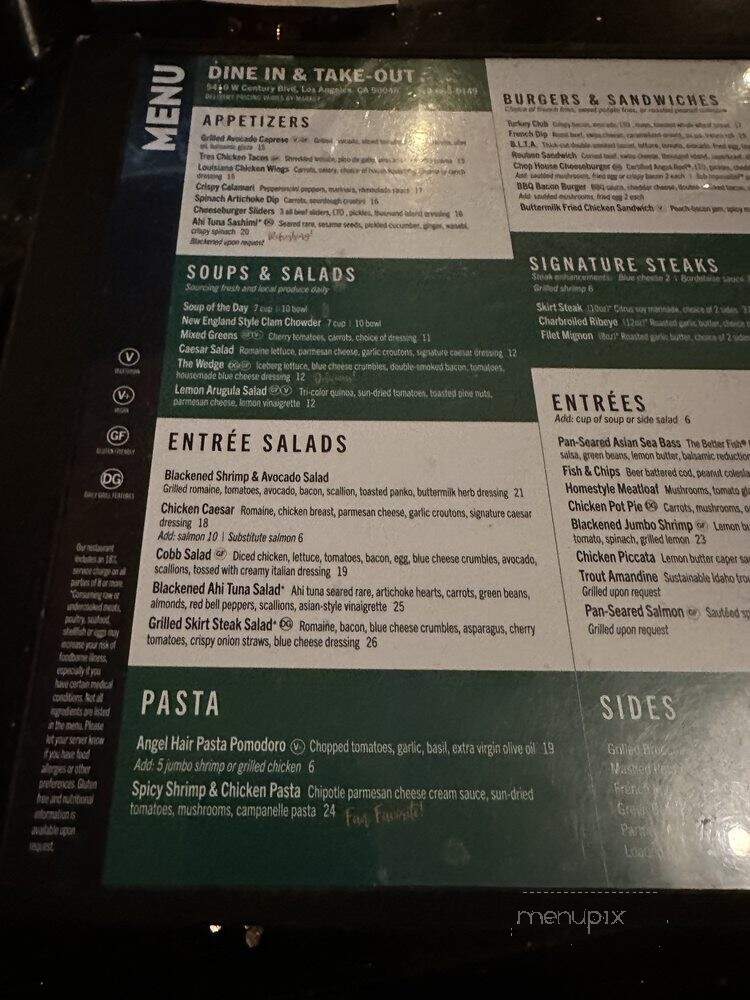 Daily Grill - Los Angeles, CA menu_pic