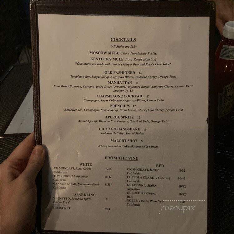 Marge's Still - Chicago, IL menu_pic