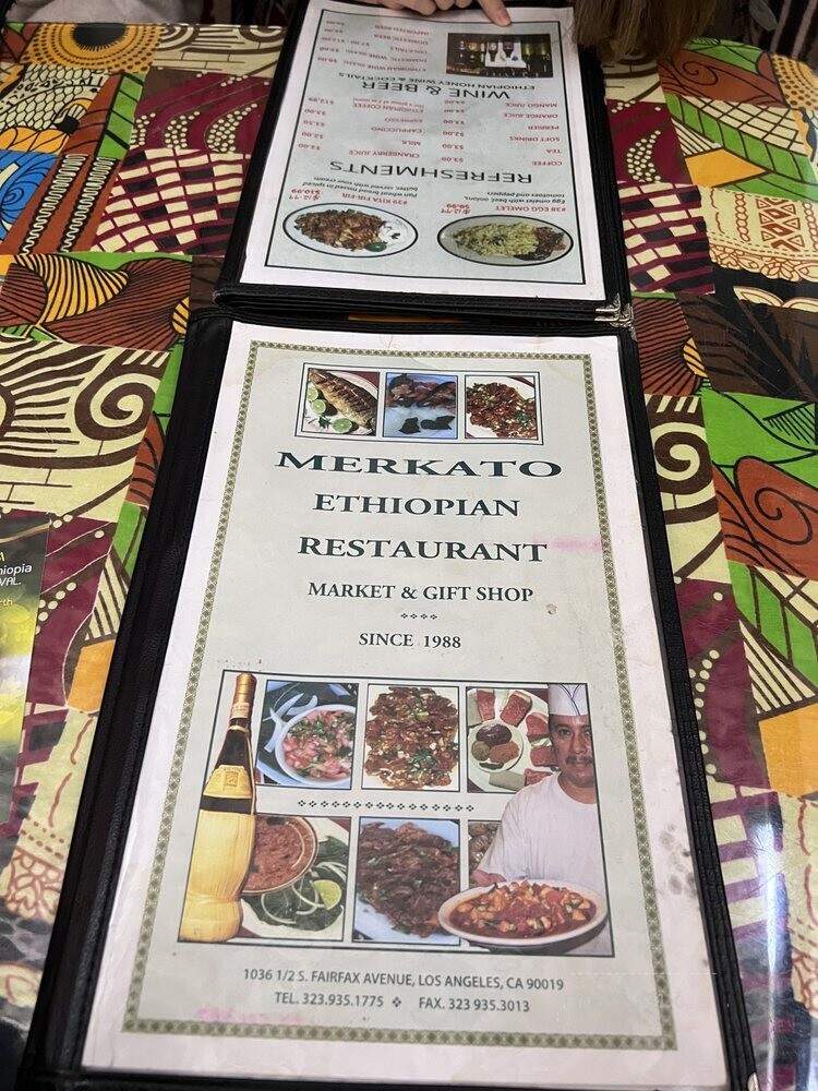 Merkato Ethiopian Restaurant - Los Angeles, CA menu_pic