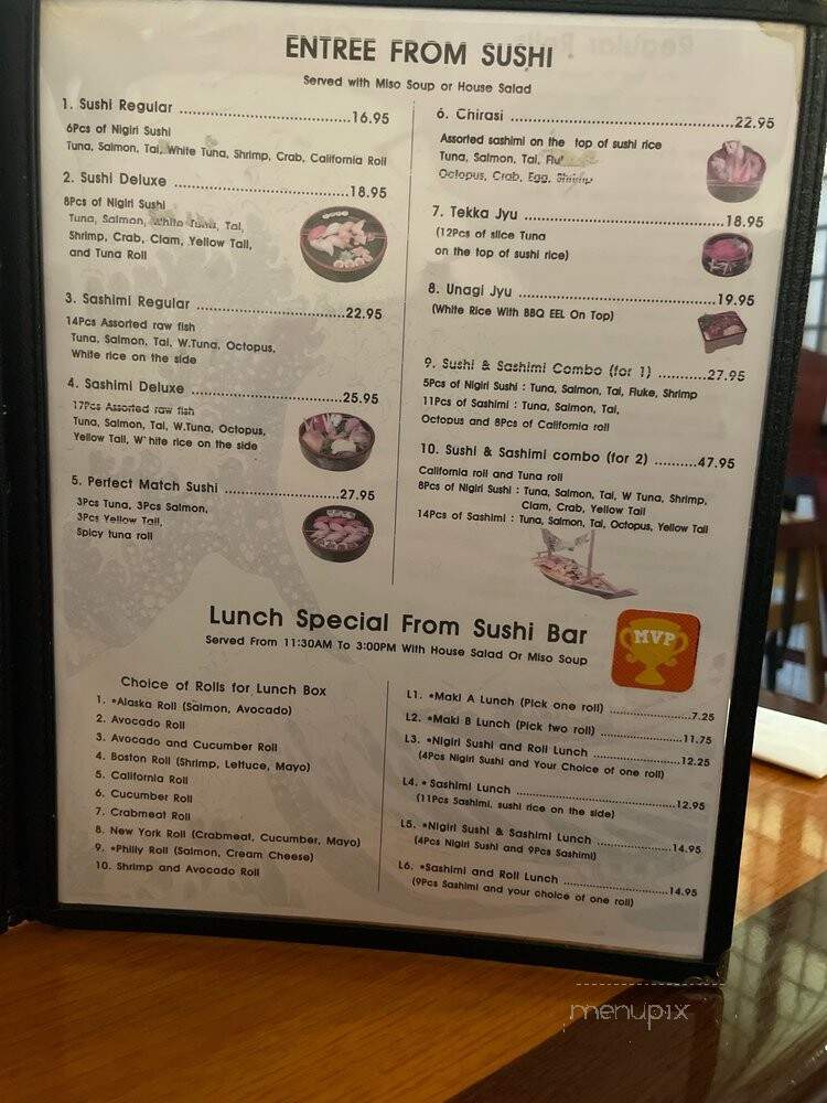 Fuji Sushi Japanese Resturant - Hiram, GA menu_pic