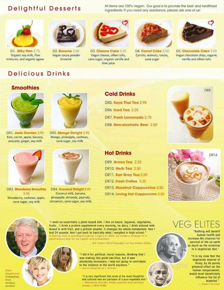 Loving Hut - Tampa, FL menu_pic