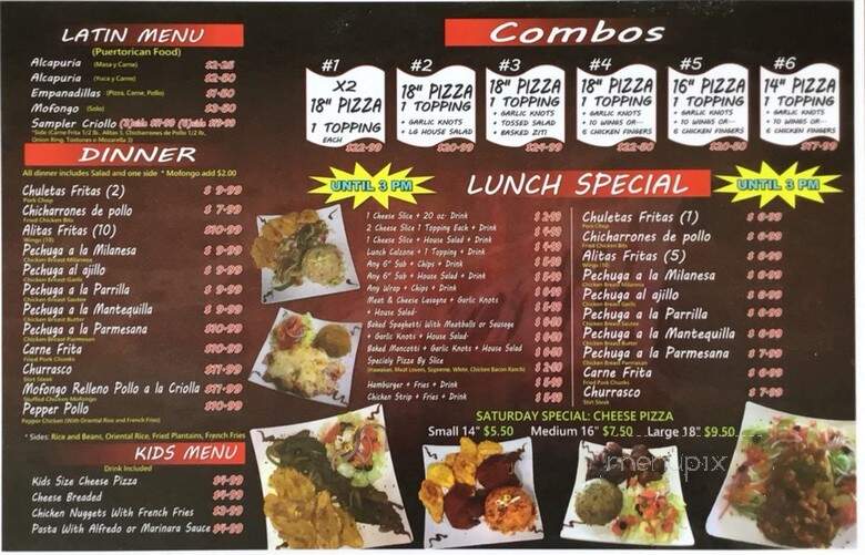 Sister's All American Pizza and Subs - St Cloud, FL menu_pic