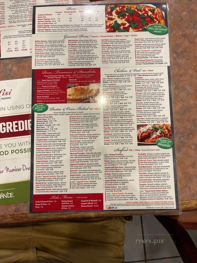 DI Lisi Ristorante Pizza - Bridgeton, NJ menu_pic