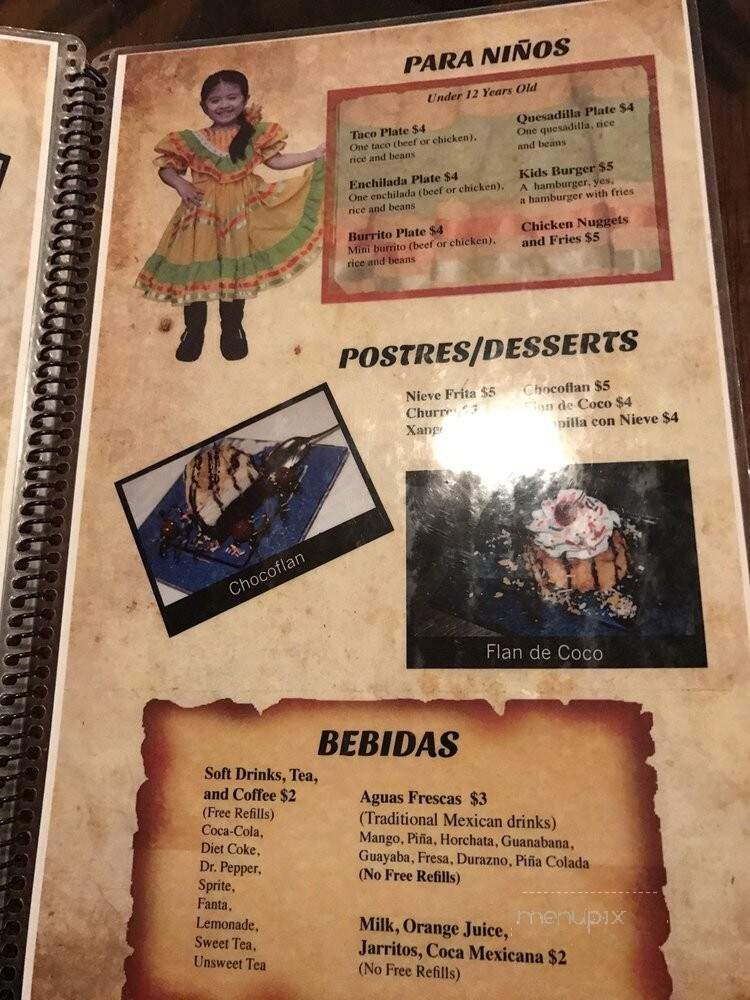El Guadalajara Mexican Restaurant - Franklin, TN menu_pic