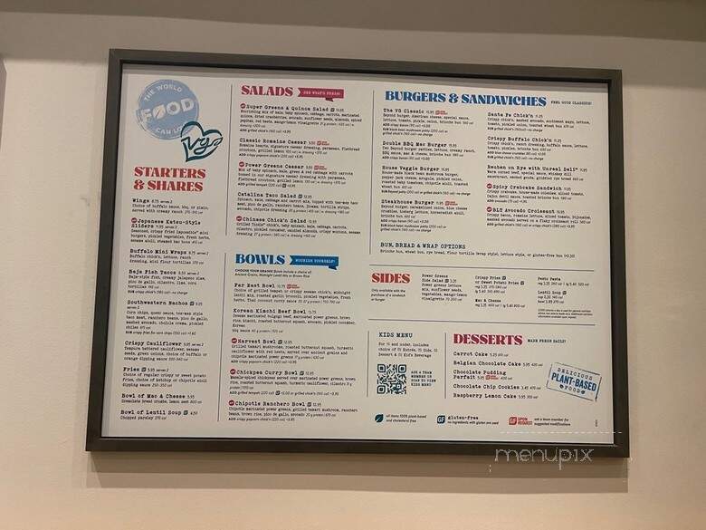 The Veggie Grill - El Segundo, CA menu_pic