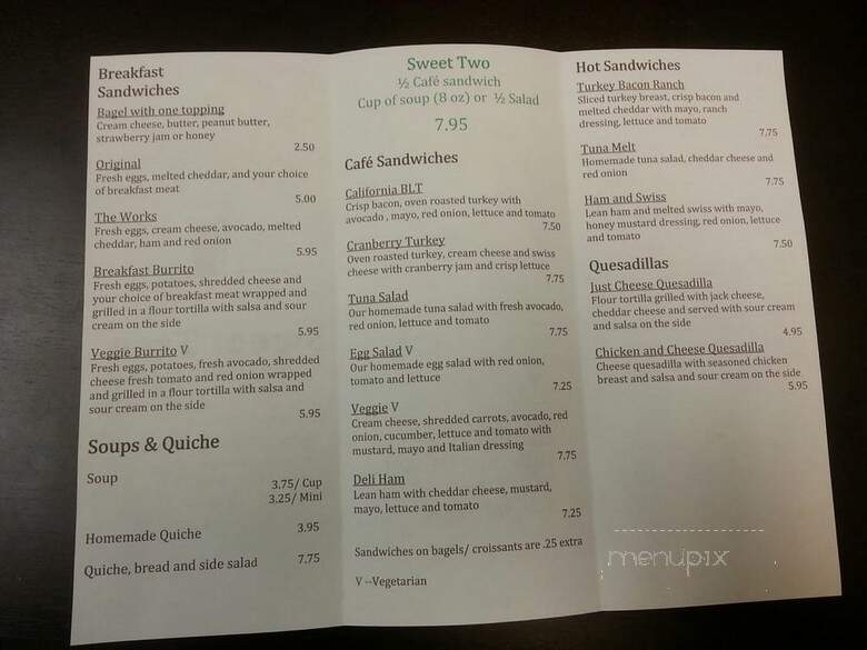Daily Bagel - Eugene, OR menu_pic