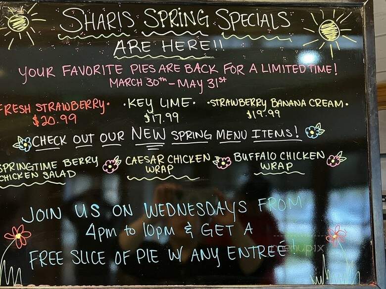 Shari's - Rohnert Park, CA menu_pic