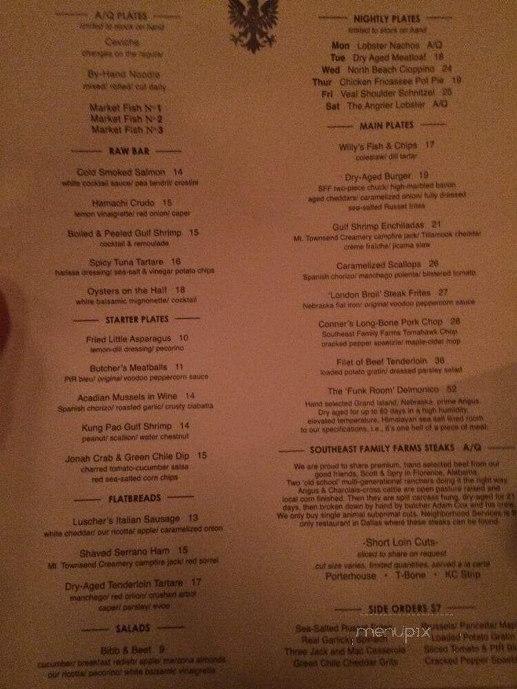 Neighborhood Services - Dallas, TX menu_pic