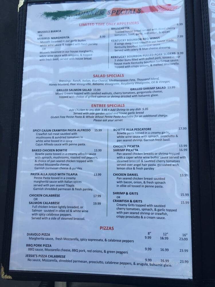 Tortora's Italian Dining - Owens Cross Roads, AL menu_pic