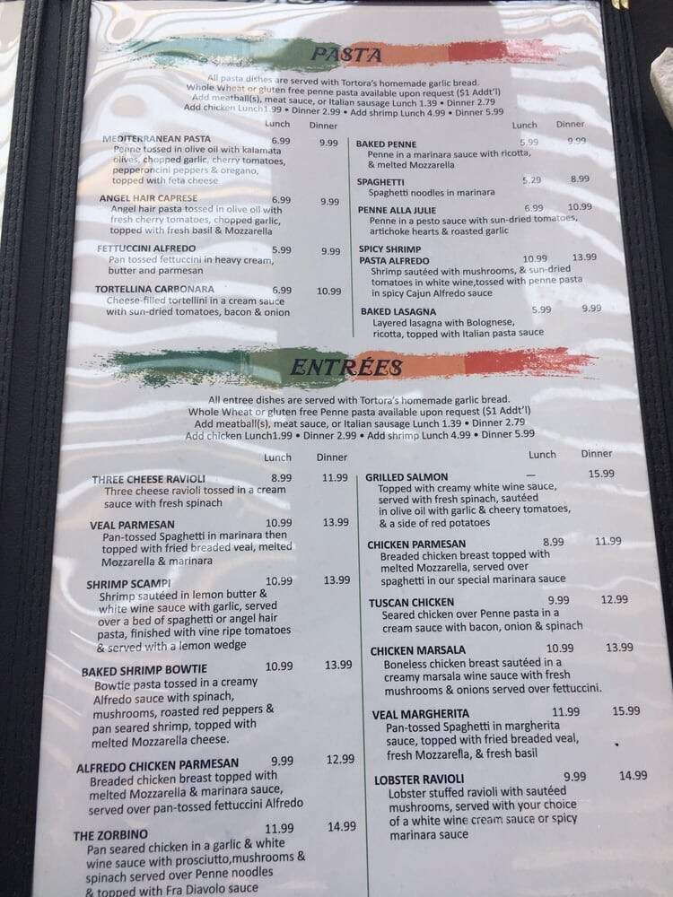 Tortora's Italian Dining - Owens Cross Roads, AL menu_pic