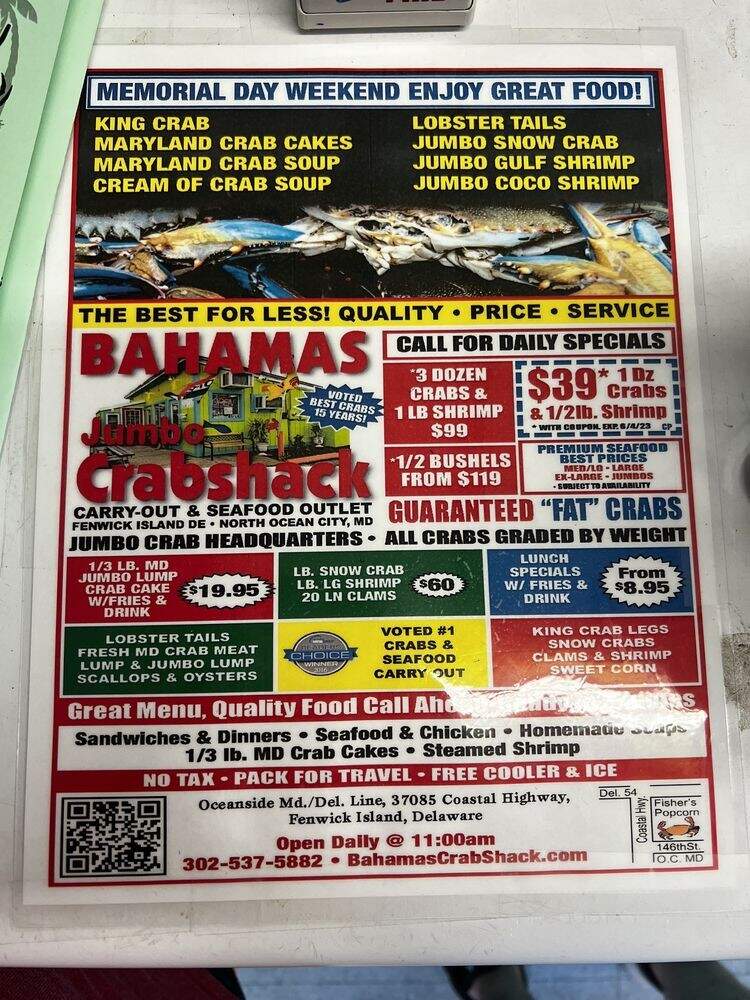 Bahama Mamas Seafood Outlet - Selbyville, DE