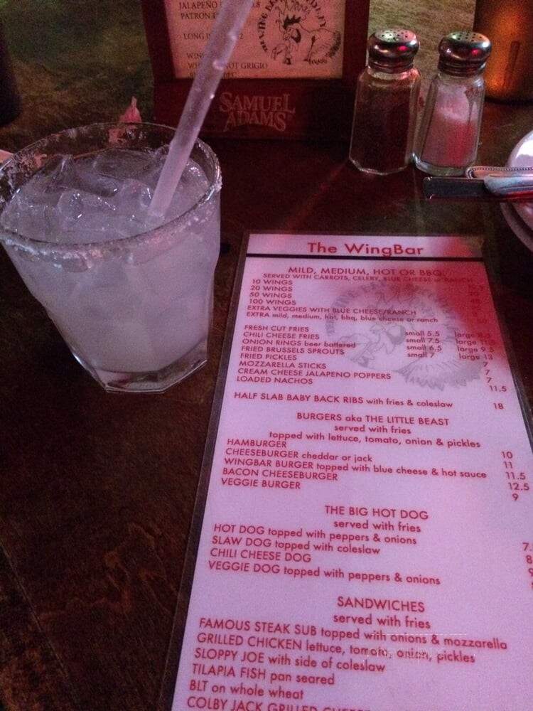 Wing Bar - Brooklyn, NY menu_pic