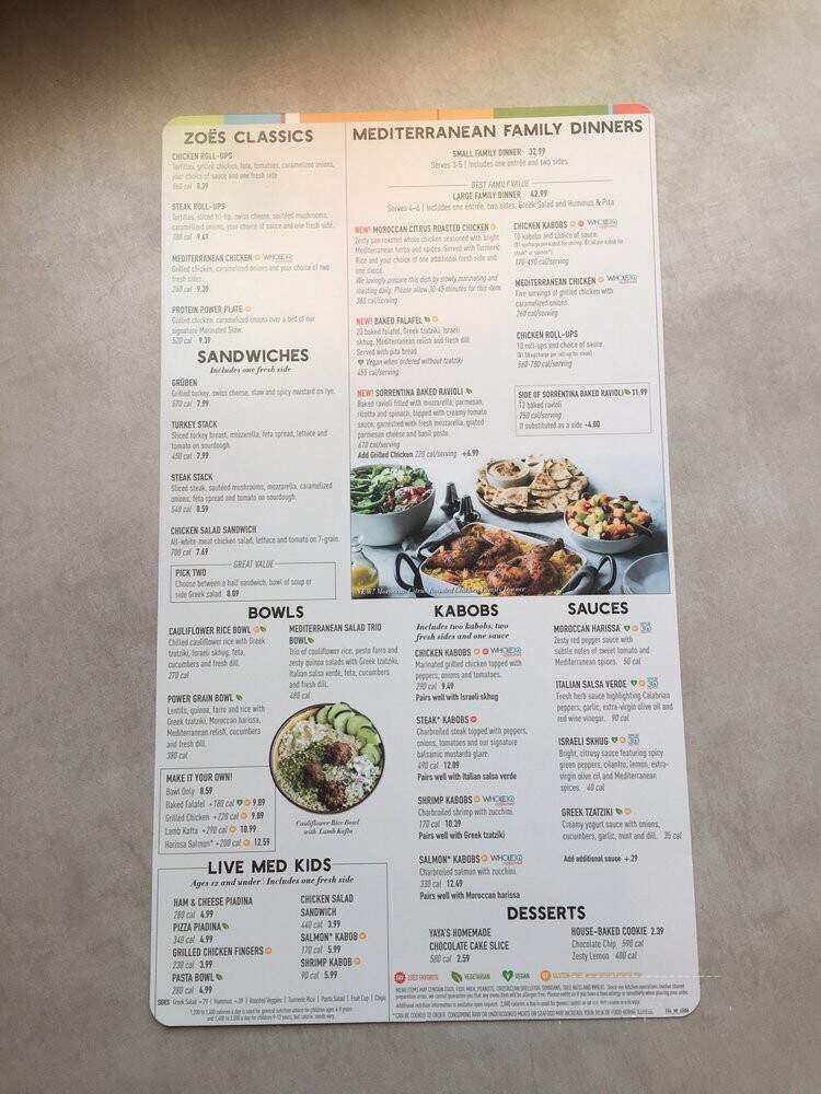 Zoe's Kitchen in Snider Plaza - Dallas, TX