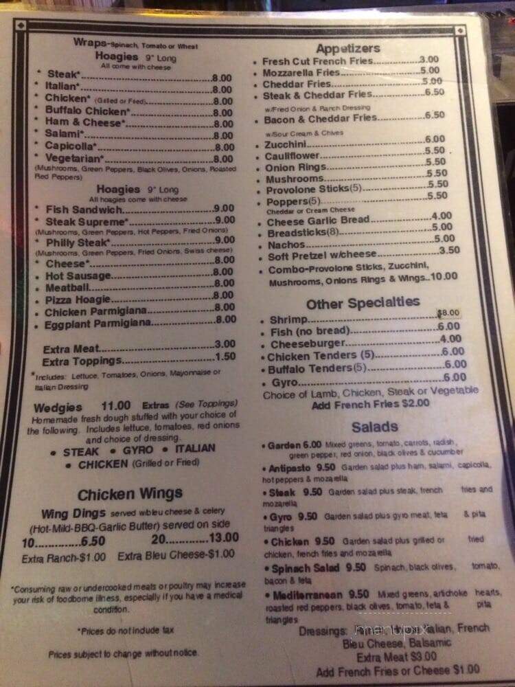Cattivo - Pittsburgh, PA menu_pic