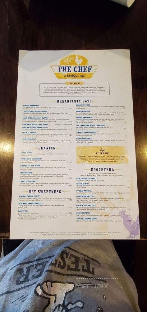 The Chef - Manhattan, KS menu_pic