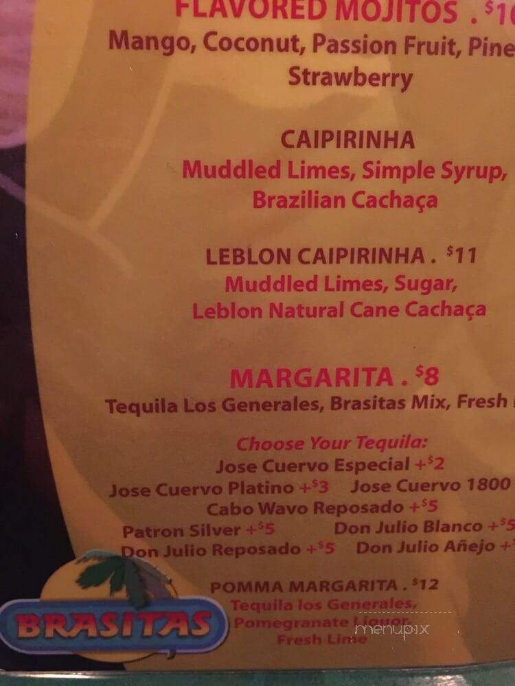 Brasitas - Norwalk, CT menu_pic