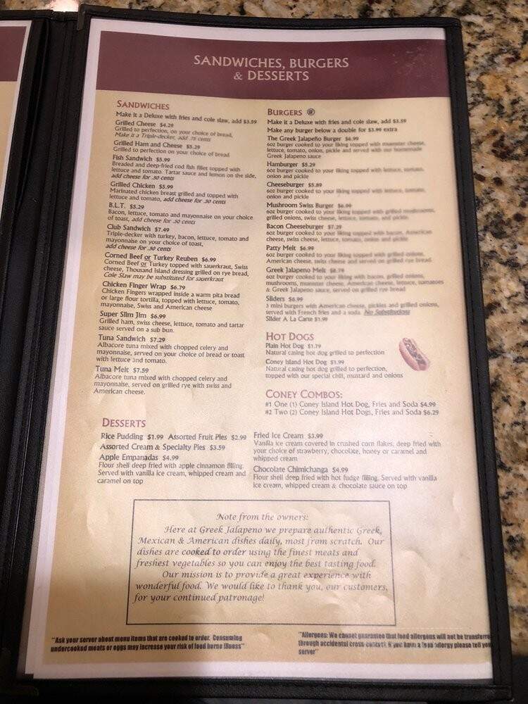 Greek Jalapeno - Waterford, MI menu_pic