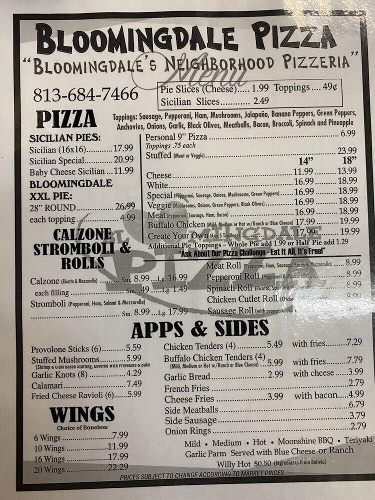 Bloomingdale Pizza - Valrico, FL