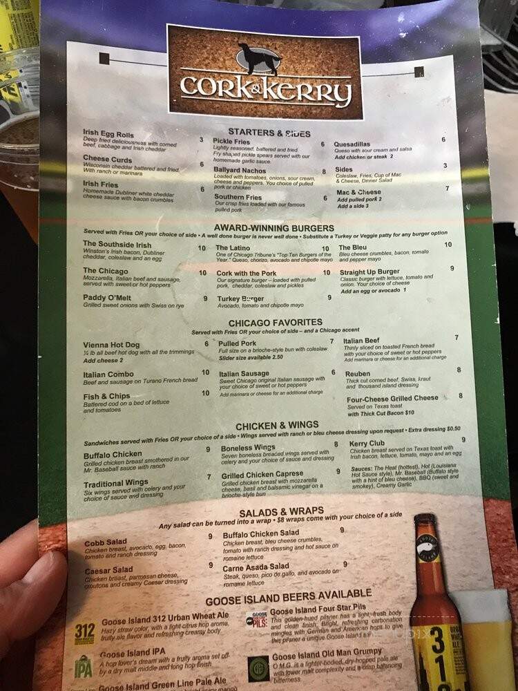 Antonio - Chicago, IL menu_pic