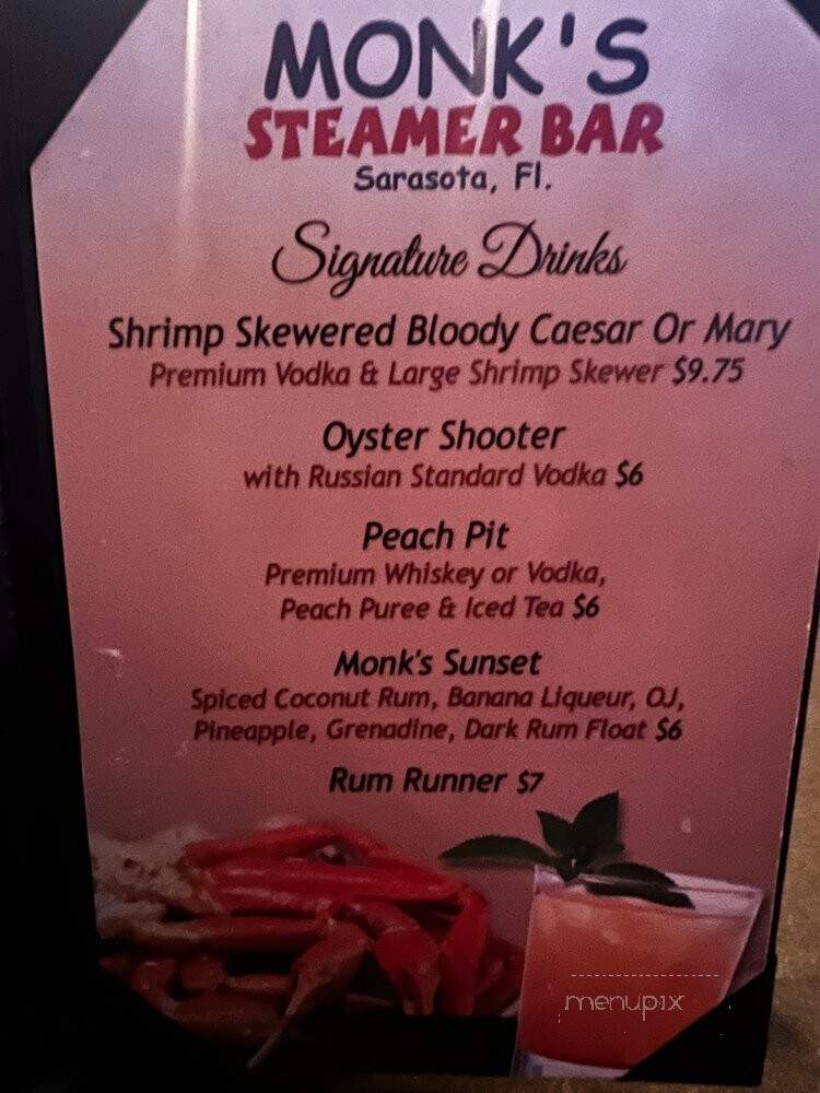 Monk's Steamer Bar Incorporated - Sarasota, FL