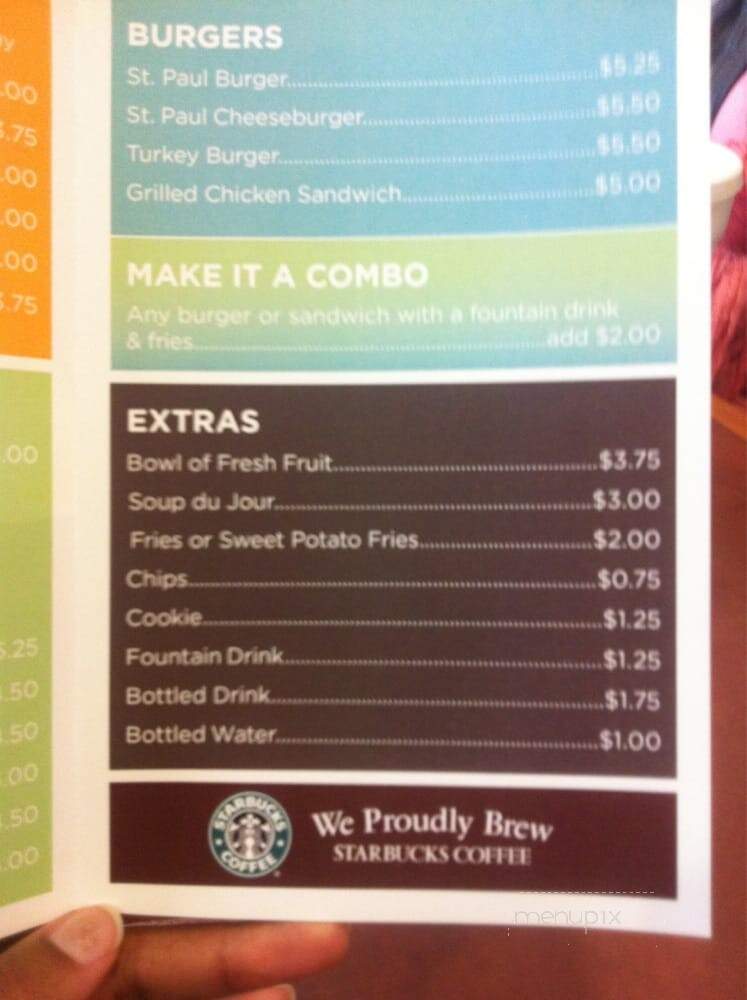 St. Paul Cafe - Dallas, TX menu_pic