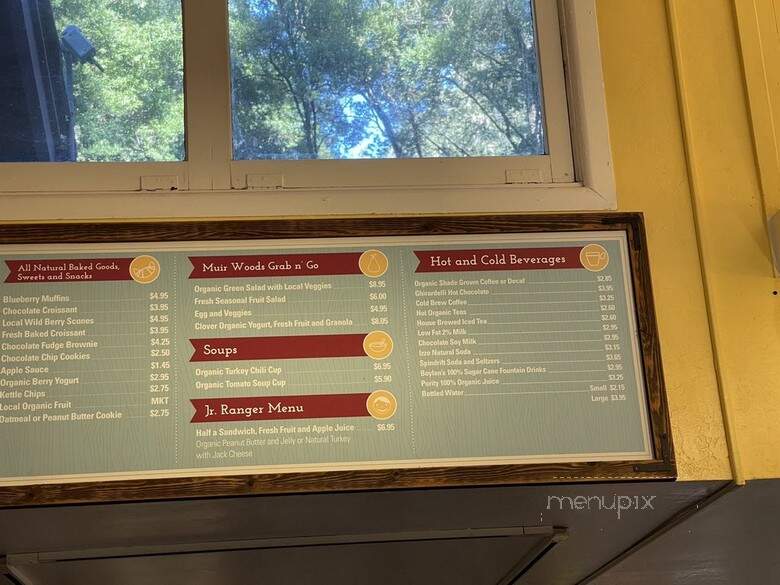 Muir Woods Cafe - Mill Valley, CA menu_pic