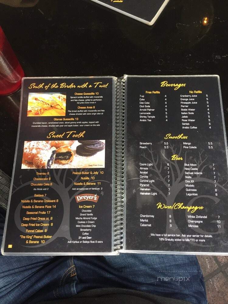 Gitana - Burbank, CA menu_pic