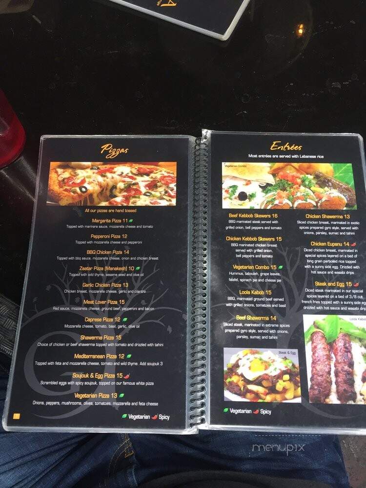 Gitana - Burbank, CA menu_pic