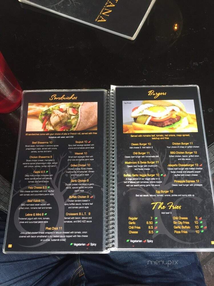 Gitana - Burbank, CA menu_pic