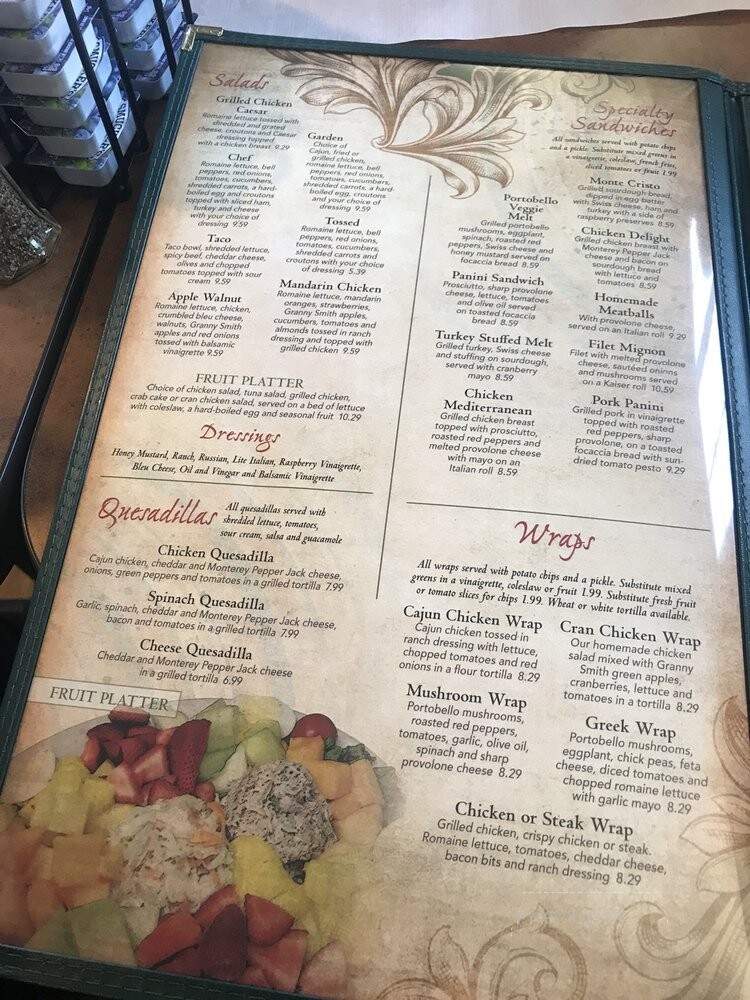 Ida's Cafe - Lancaster, PA menu_pic