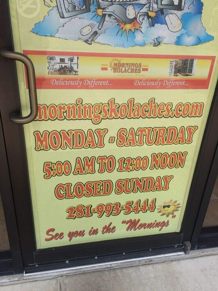 Mornings Kolaches - Friendswood, TX menu_pic