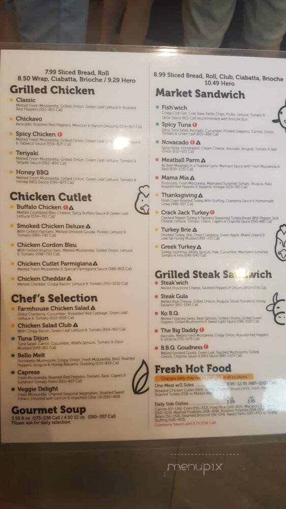 Lenny's - New York, NY menu_pic