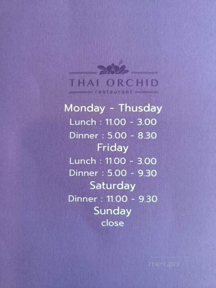 Thai Orchid Restaurant - Jacksonville, FL menu_pic