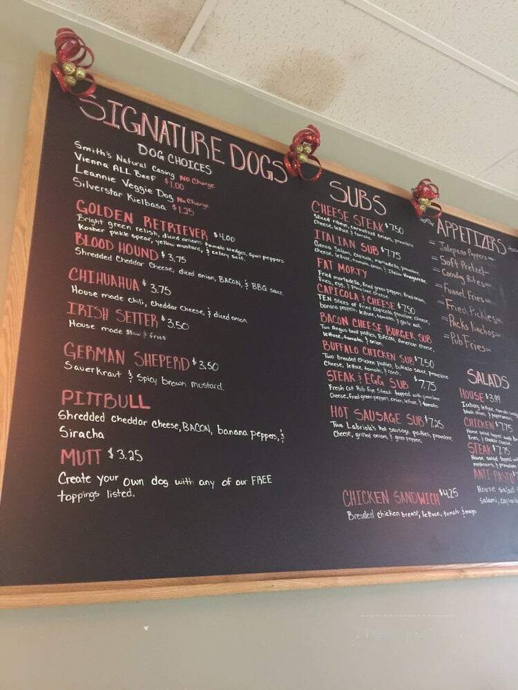 Packs & Dogs - Pittsburgh, PA menu_pic