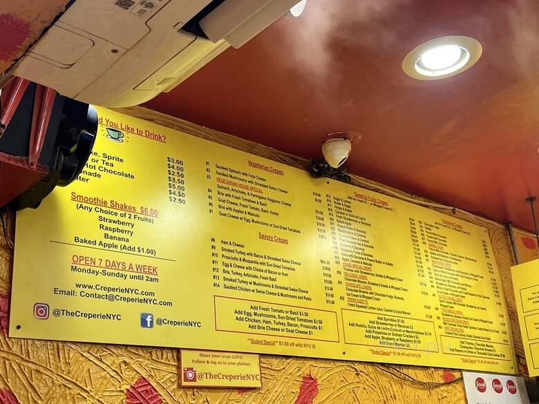 Creperie - New York, NY menu_pic