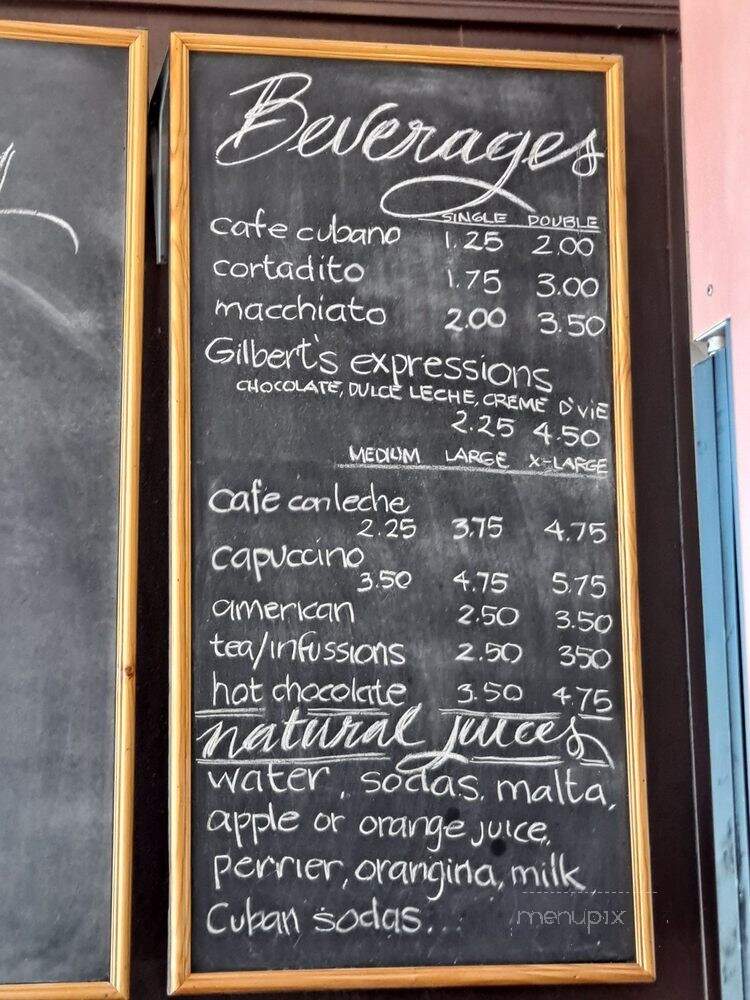 Gilbert's Bakery - Miami, FL menu_pic