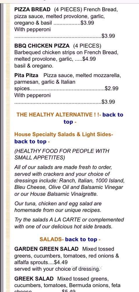 Cheers Deli & Liquor - San Diego, CA menu_pic