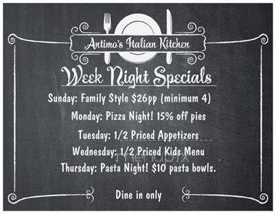 Antimo's Italian Kitchen - Hopewell, NJ